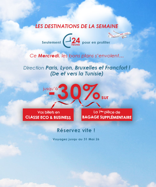LES DESTINATIONS DE LA SEMAINE SONT LANCÉES !