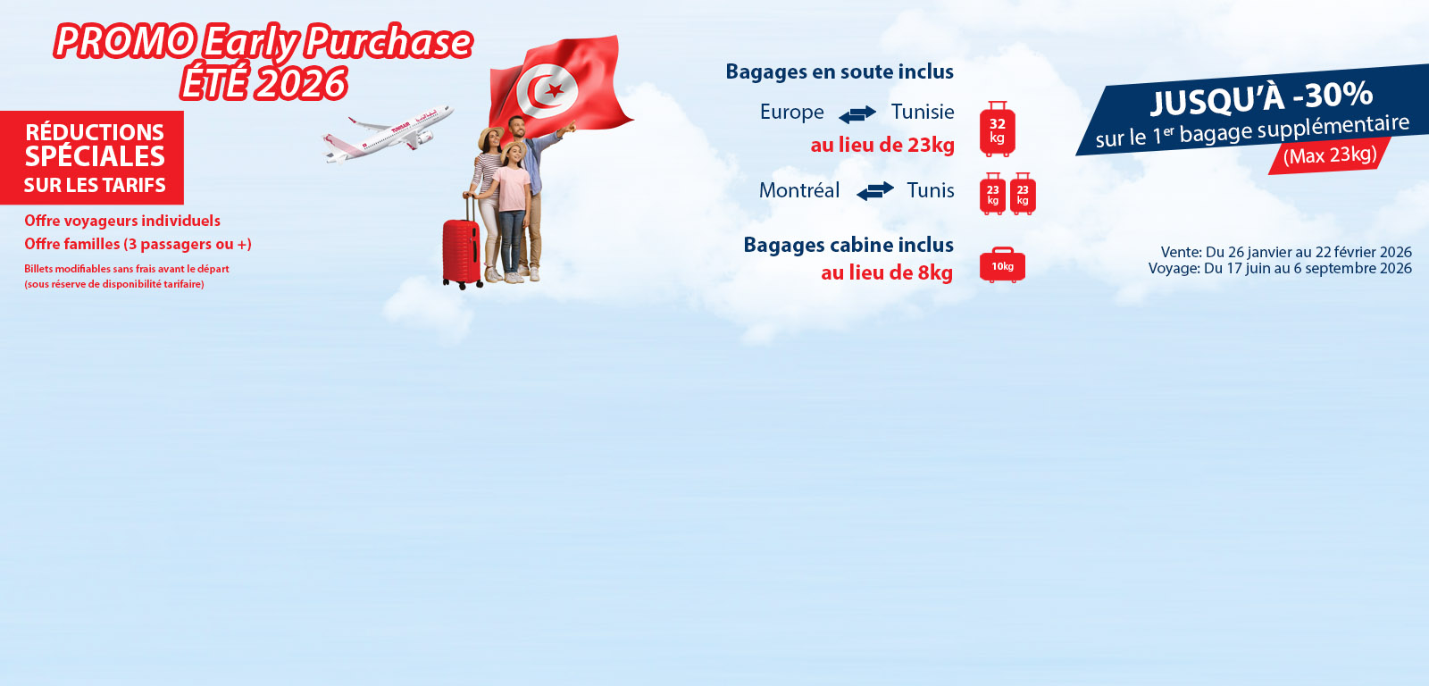 Offre Early purchase Eté 2026