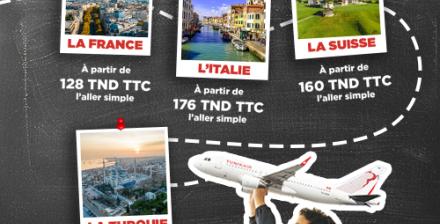 Promo Automne Hiver spéciale Rentrée avec Tunisair 