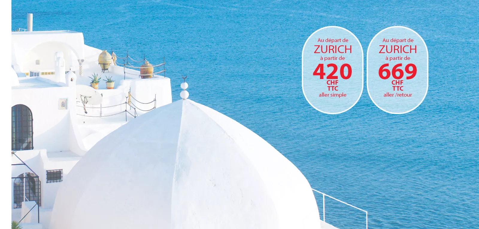 PROMO BUSINESS ZURICH TUNIS ETE 2025