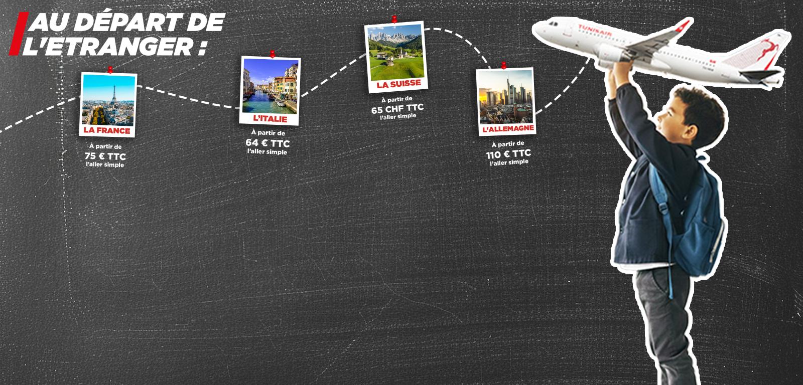 Promo Automne Hiver spéciale Rentrée  avec Tunisair NS!