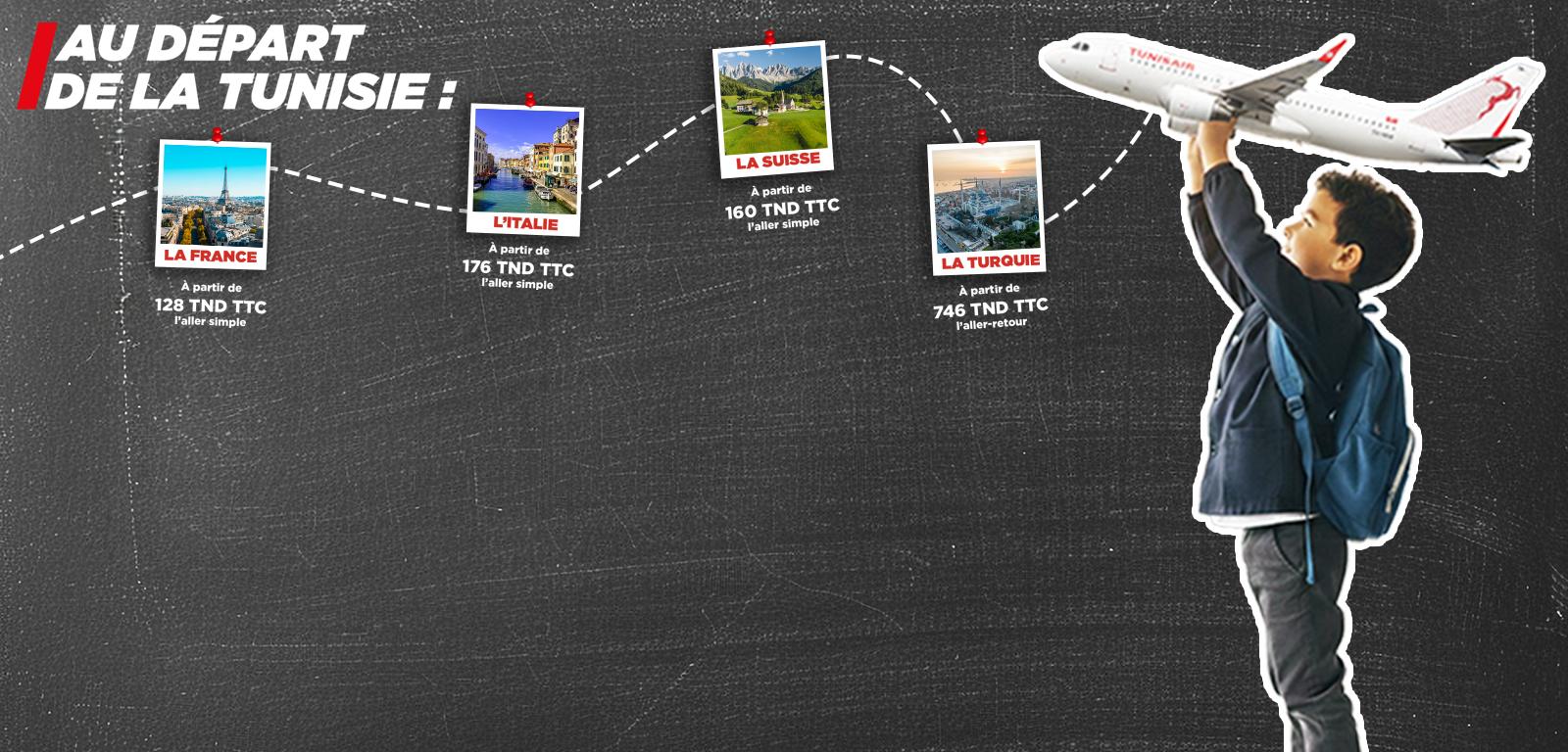 Promo Automne Hiver spéciale Rentrée  avec Tunisair SN!
