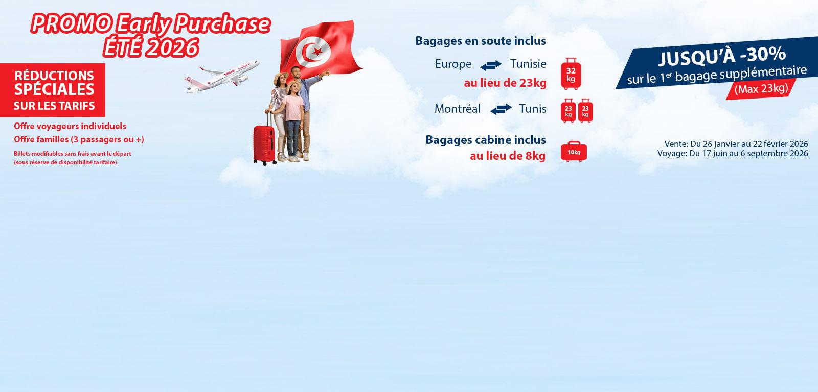 promo Early Purchase Été 2026 !